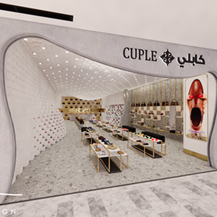 Modern Retail Interior RAW Design Project